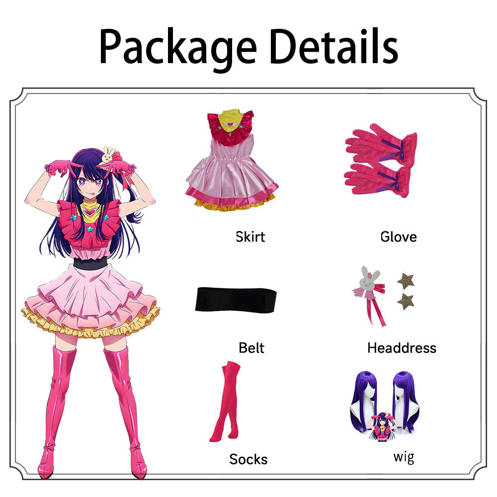 Hoshino Ai Cosplay | DO NOT WATCH EPISODE 1 | Includes accessories (no wig)