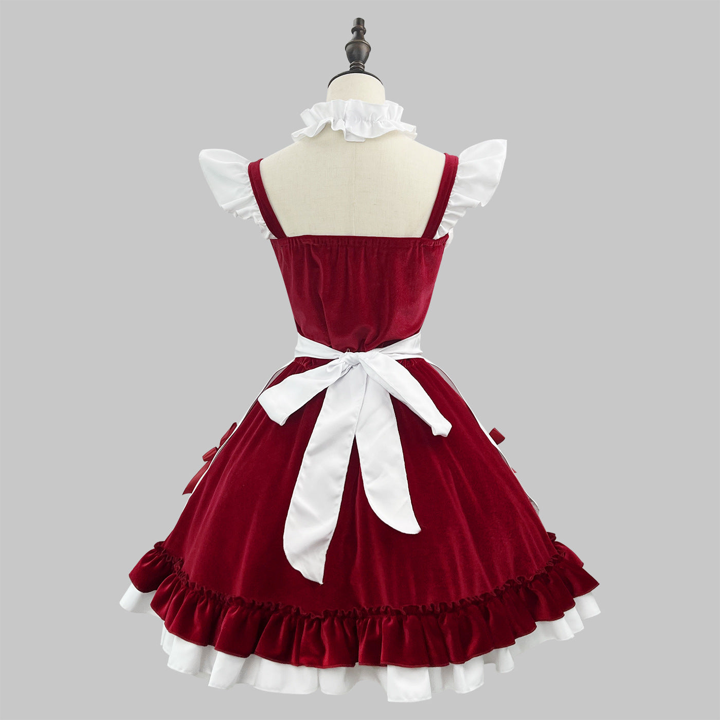 Christmas Maid Outfit | With headware and sleeves