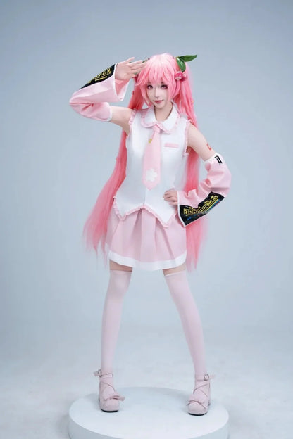 Hastune Miku Cosplay | Green or Pink | Comes with accessories