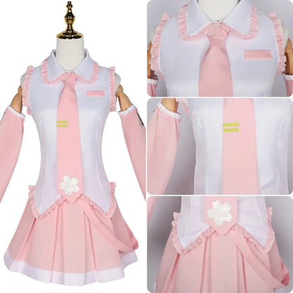 Hastune Miku Cosplay | Green or Pink | Comes with accessories