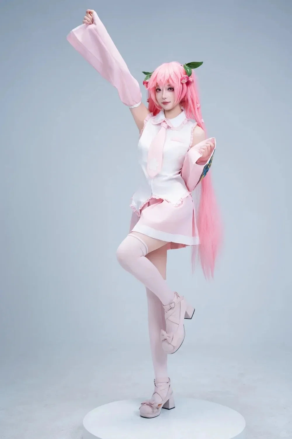 Hastune Miku Cosplay | Green or Pink | Comes with accessories