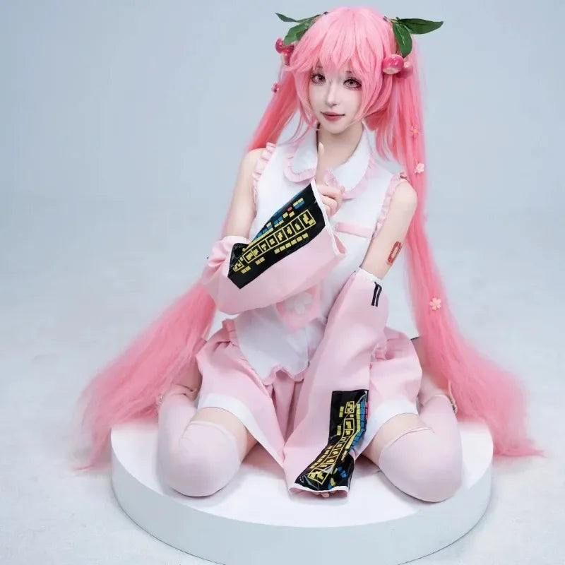 Hastune Miku Cosplay | Green or Pink | Comes with accessories