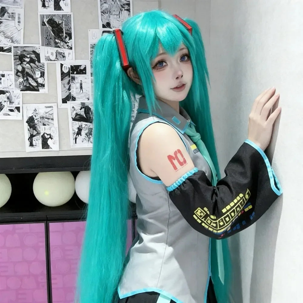 Hastune Miku Cosplay | Green or Pink | Comes with accessories