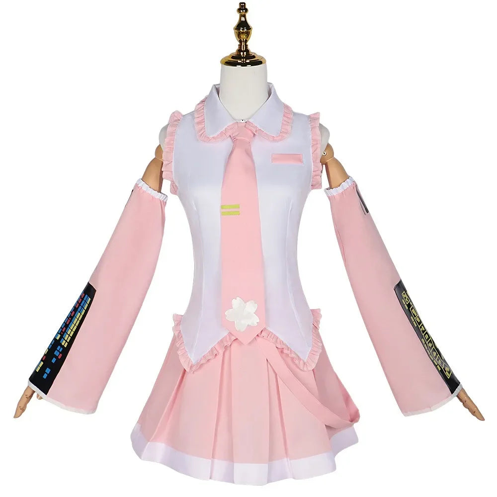 Hastune Miku Cosplay | Green or Pink | Comes with accessories