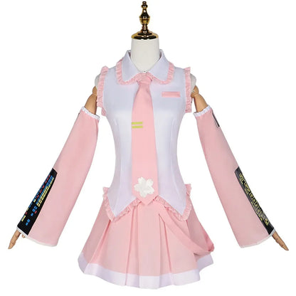 Hastune Miku Cosplay | Green or Pink | Comes with accessories