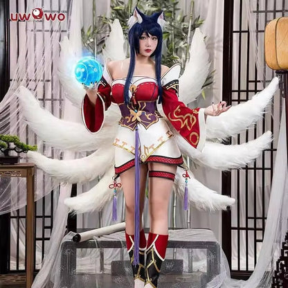 League of Legends Ahri Cosplay | Full outfit, stockings included - Awaii Cosplay