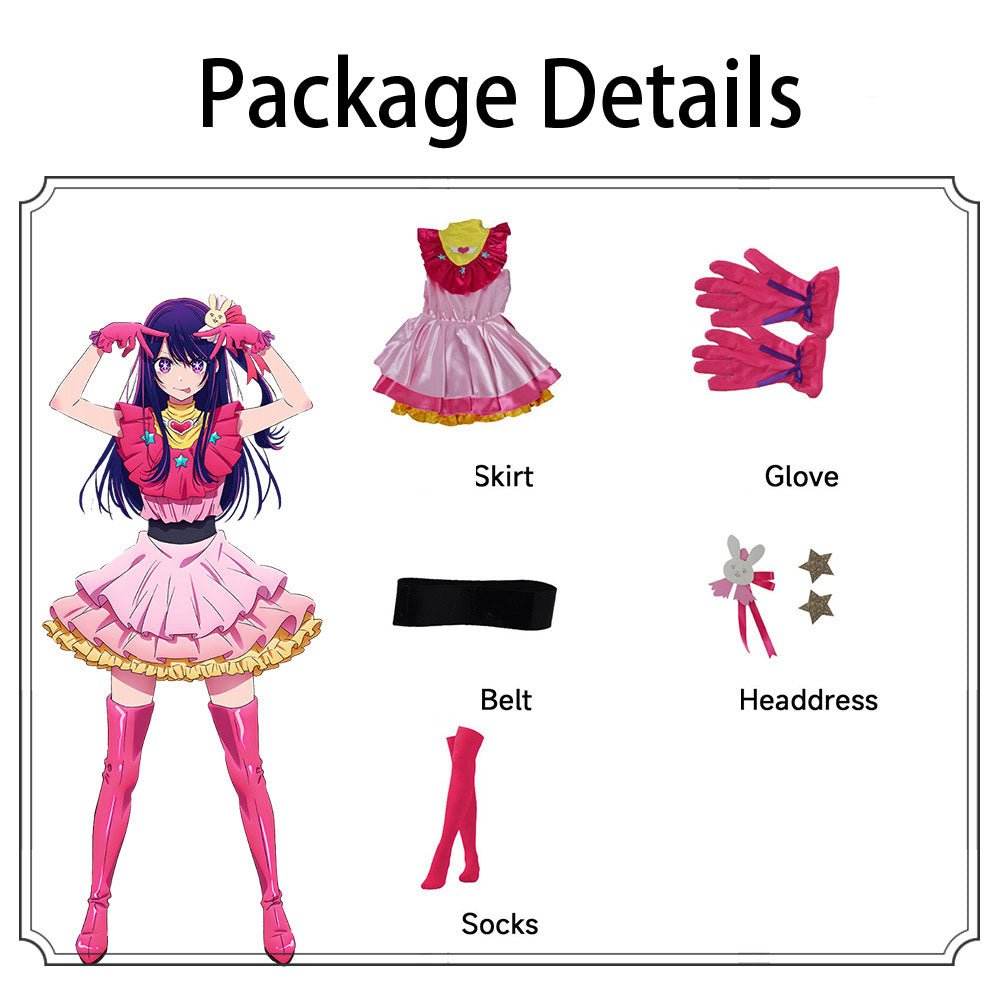 OnK - Hoshino Ai Cosplay | Includes accessories (no wig) - Awaii Cosplay