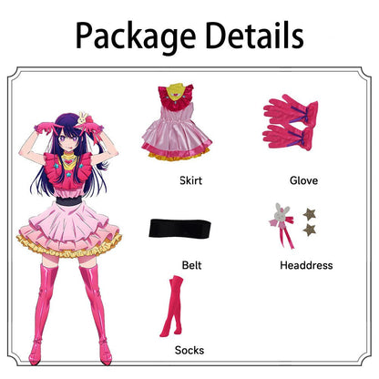 OnK - Hoshino Ai Cosplay | Includes accessories (no wig) - Awaii Cosplay